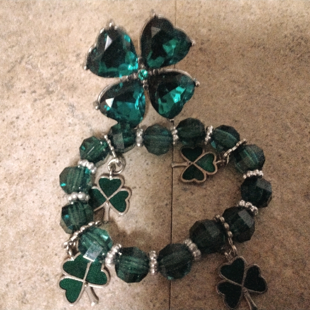 SAINT PATRICK IRISH BRACELET AND RING